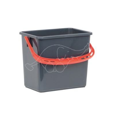 Bucket with Red handle 6L