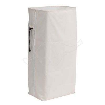 120L plastified white bag with zip for Magic Hotel trolley