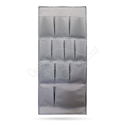 Side plastic panel with pockets grey