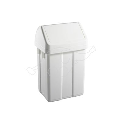 Dust bin Max 12L swing lid, white