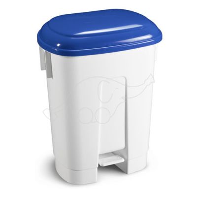 DERBY atkritumu tvertne 60 lt balta ar zilu vāku