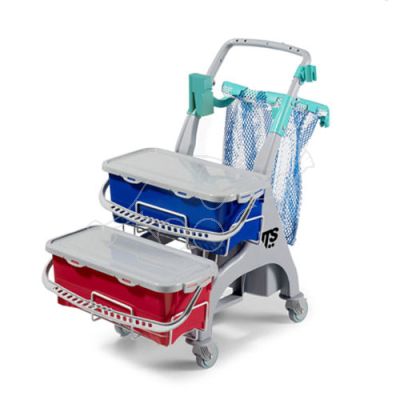 Cleaning trolley Nick Hermetic 106 with 2x10L buckets