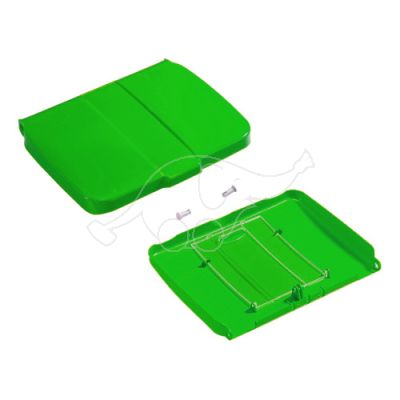 Lid for 120L bag holder with checklist, green (Green/Magic)