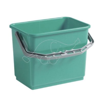 Plastic bucket 4L green