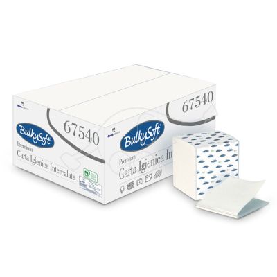 BylkySoft Premium folded toilet paper, 2-ply, 250 pcs/bulk