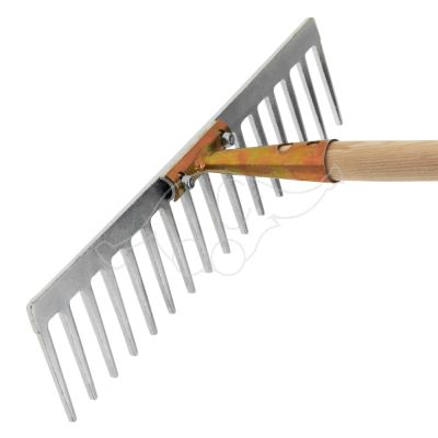 Professional light metal rake, 42 cm
