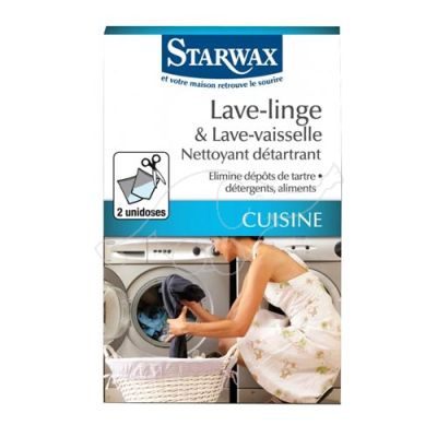 Starwax veļasmašīnas tīrīšanas pulveris 2x75g