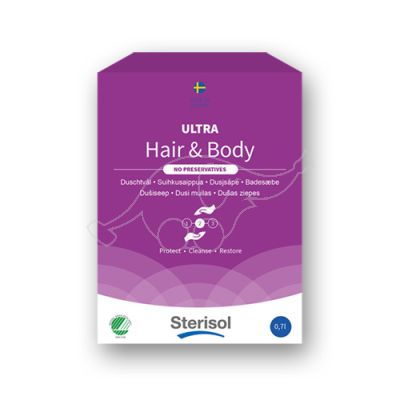 Sterisol shower gel-shampoo Ultra Hair&Body 0,7L