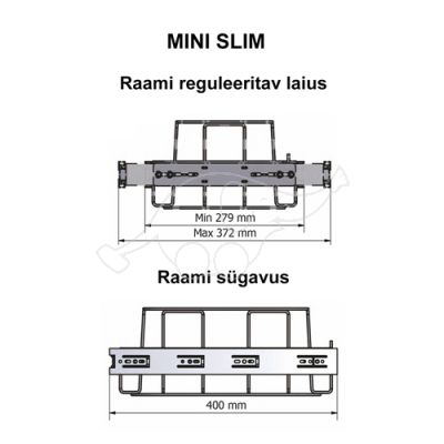 Paxxo iebūvējamā sistēma LONGOPAC FLEX MINI SLIM