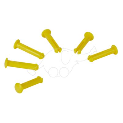 Vikan 6 Spare part pins for Hi-Flex 1011x & 1013x, Yellow