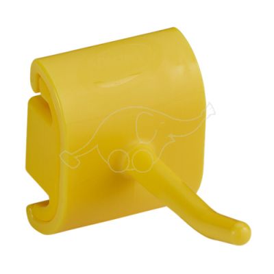 Vikan Hygienic Wall Bracket, SingleHook Module, Yellow