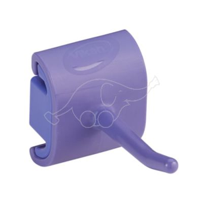 Vikan Hygienic Wall Bracket, SingleHook Module, purple