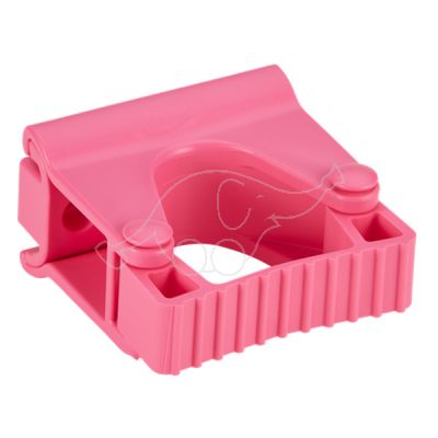 Vikan Hygienic Wall Bracket, GripBand Module, Pink