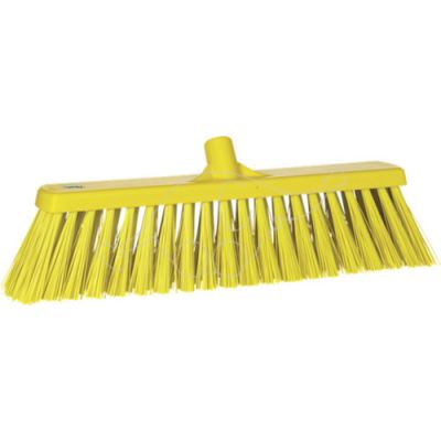 Vikan broom 530mmm very hard, yellow