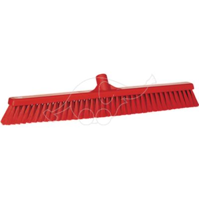Vikan soft floor broom 610mm, red