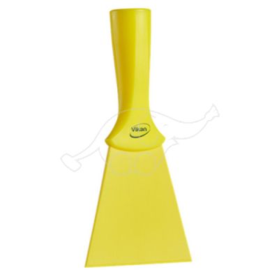 Vikan Nylon Scraper, 100mm threaded handle, yellow