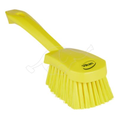 Vikan Washing Brush with short handle, 270 mm, Soft, Yellow