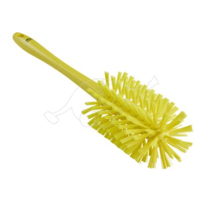 Vikan Pipe Brush w/handle, 430x Ø90 mm, Medium/hard, Yellow