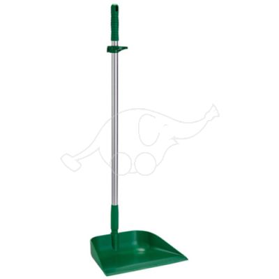 Vikan upright dustpan with handle 330x940mm, Green