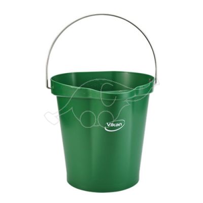 Vikan bucket 12L, green