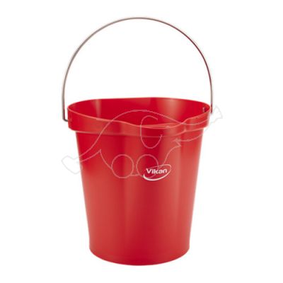 Vikan bucket 12L,  Red