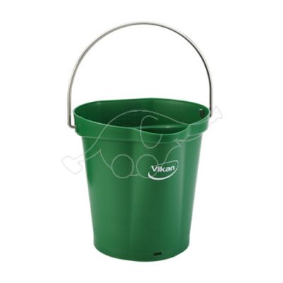 Vikan bucket 6L green