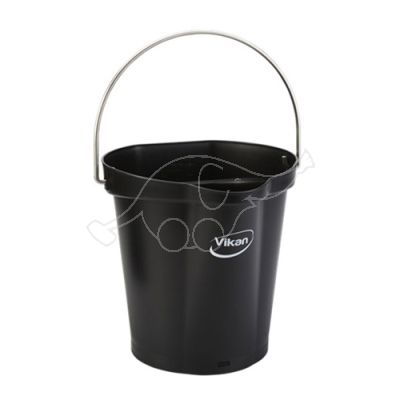 Vikan bucket 6L black