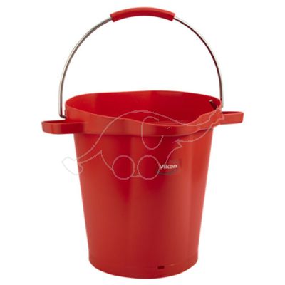 Vikan bucket 20L red