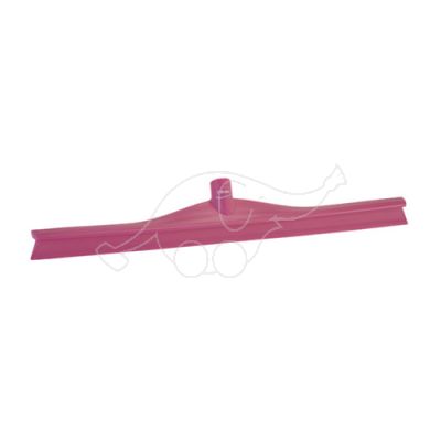 Vikan single blade squeegee 600mm pink