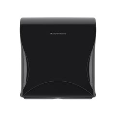 BulkySoft Essentia Mini Jumbo toilet tissue dispenser, black
