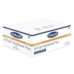 BulkySoft M-fold Excellence 2-ply white 125 pcs/pack