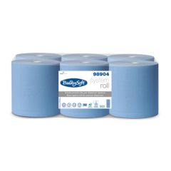 BulkySoft System roll 2-ply. blue 200m