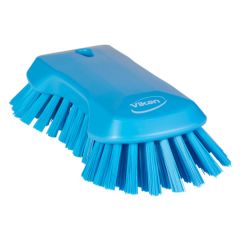 Vikan XL Hand Brush, 230mm, Very Hard, Blue