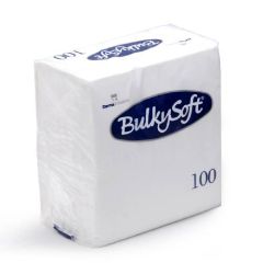 BulkySoft napkins 33x33cm 2-ply. white 2000 pcs/box