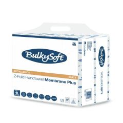 BulkySoft  Z-fold handtowel Membrane Plus 3- ply 140 sheets