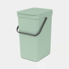 Brabantia atkritumu tvertne 12 l "Sort & Go", nefrīta zaļā krāsā