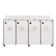 Sorting station, white Ecolong 60W4