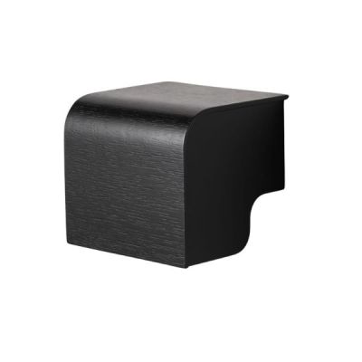 Wuoma Toilet paper dispenser, 1 roll, black oak