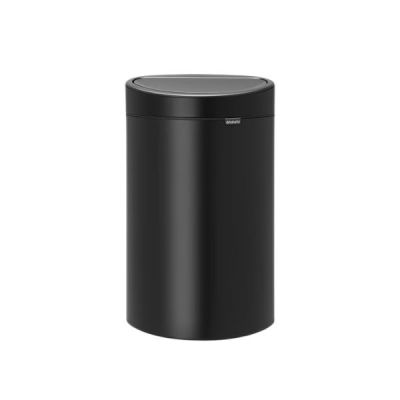 Brabantia Touch Bin New 40L, matēta melna