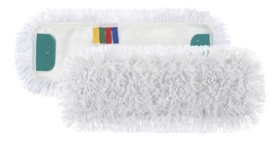 Wet-system mop polyester/cotton 50x16cm, white