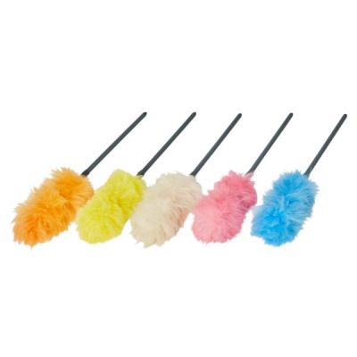 Vikan wool duster assorted colours telescopic handle 71-109c