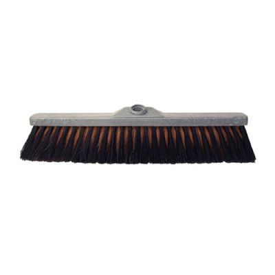Dust-brush 50cm plastic coconut/horsehair
