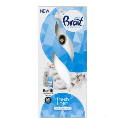 Brait dozators ar atsvaidzinātāju Brait Fresh Linen 250ml