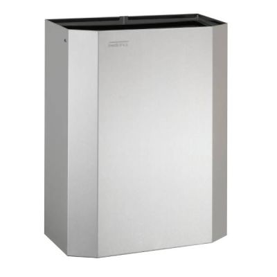 Dustbin 25L wallmounted, stainless steel