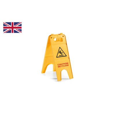 Wet floor signal- English language
