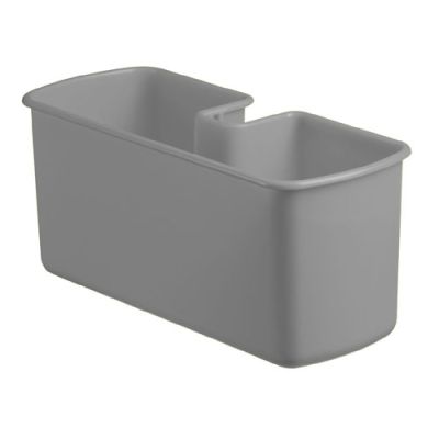 Plastmasas grozs ratiņiem Nick 66181, pelēks