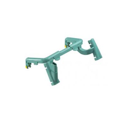 Bag holder green for Nick trolley with "U"plastic handle