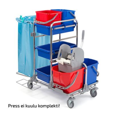 Trolley Modular 170 chromed, without wringer