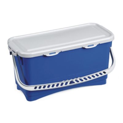 Bucket hermetic 20L  with handle and lid, blue