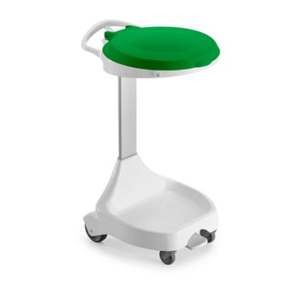 Smile W-20 120 L bag holder with lid, pedal 4 wheels